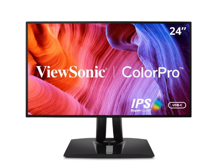 ViewSonic VP2468A Monitors New Black
