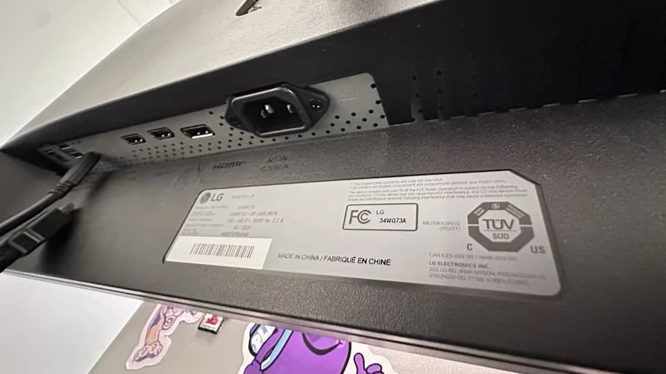 LG 34WQ73A Monitors Used - Good Black