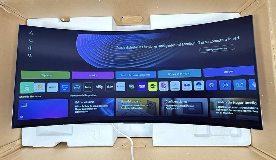 LG 34GX90SA Monitors Unspecified White