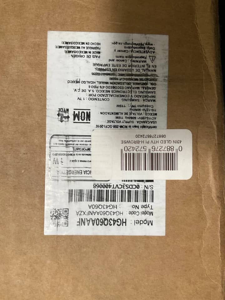 Samsung Q60AAN TVs Open-Box Excellent Gray