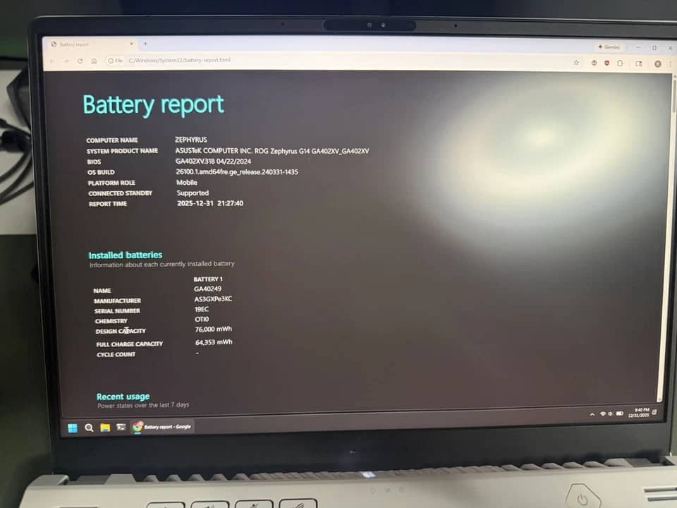 ASUS ROG Strix G14 Computers Used - Good 512GB 16GB