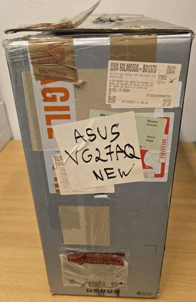 ASUS VG27AQ Monitors New Black