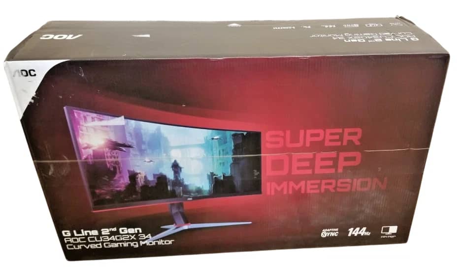 AOC CU34G2X Monitors New Black