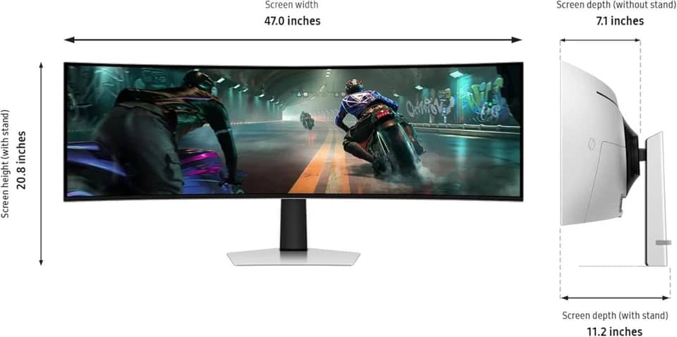 Samsung Odyssey Neo G9 Monitors New Silver