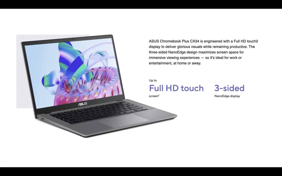 ASUS Chromebook CX34 Computers New 128GB 8GB