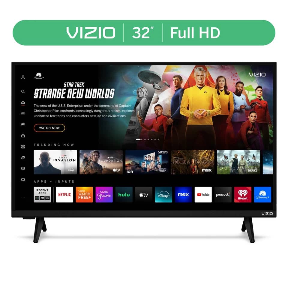 VIZIO vfd32m-0807 TVs New Black