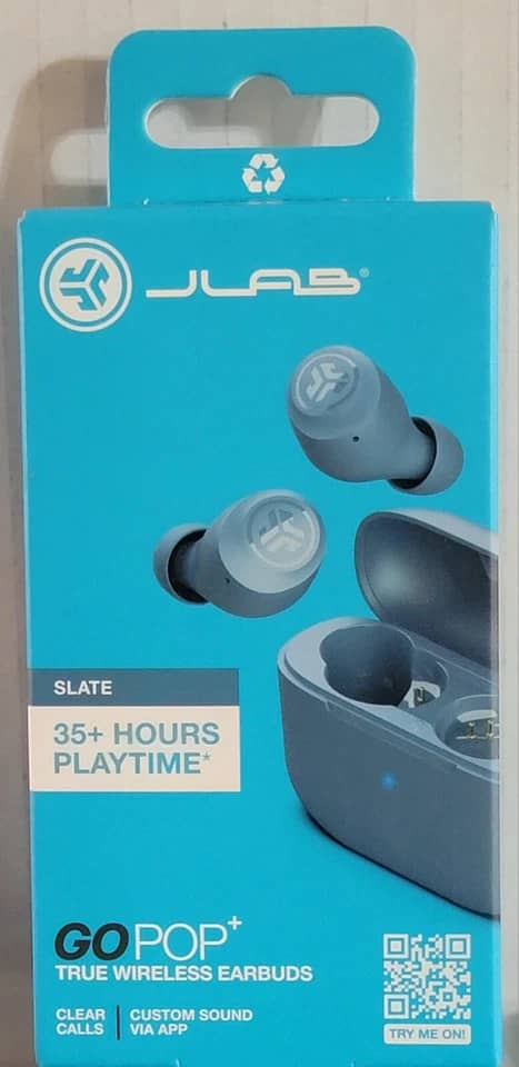 JLab GO Air POP Headphones & Earbuds New Gray