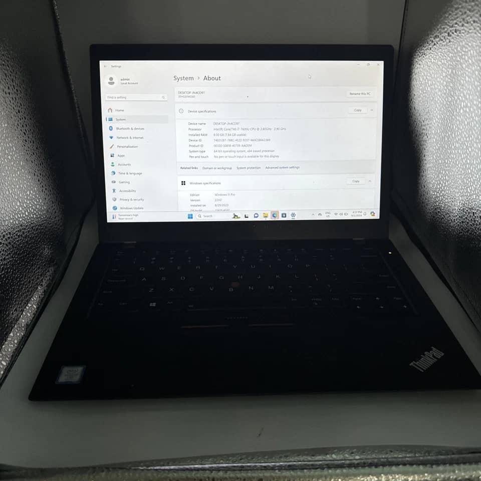 Lenovo ThinkPad T470s Computers New 512GB 24GB