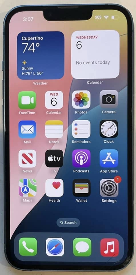 Apple iPhone 13 Cell Phones Black 128G New Straight Talk