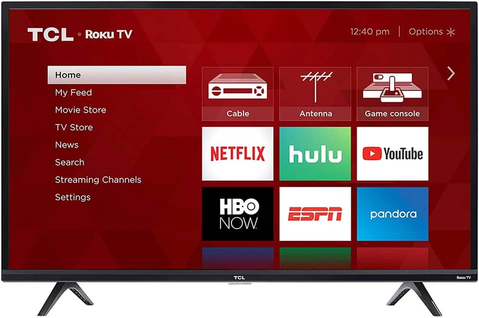 TCL 32s327 TVs New Black