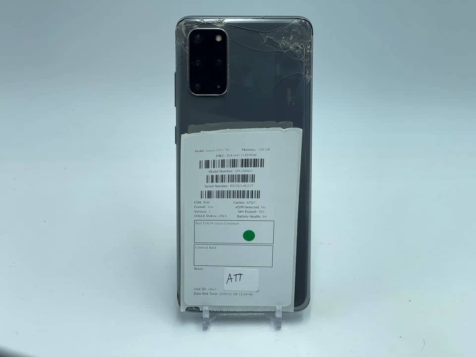 Samsung Galaxy S20+ Cell Phones Blue 128G New Unlocked