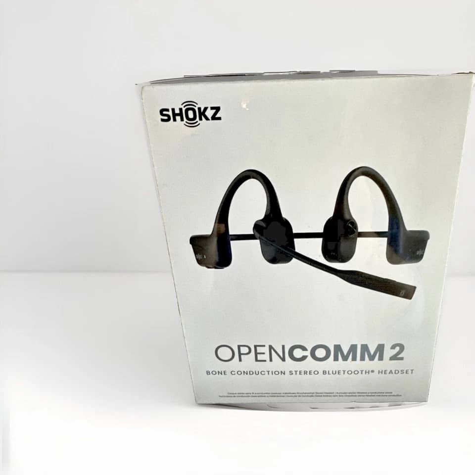 Shokz OpenComm Headphones & Earbuds New Black