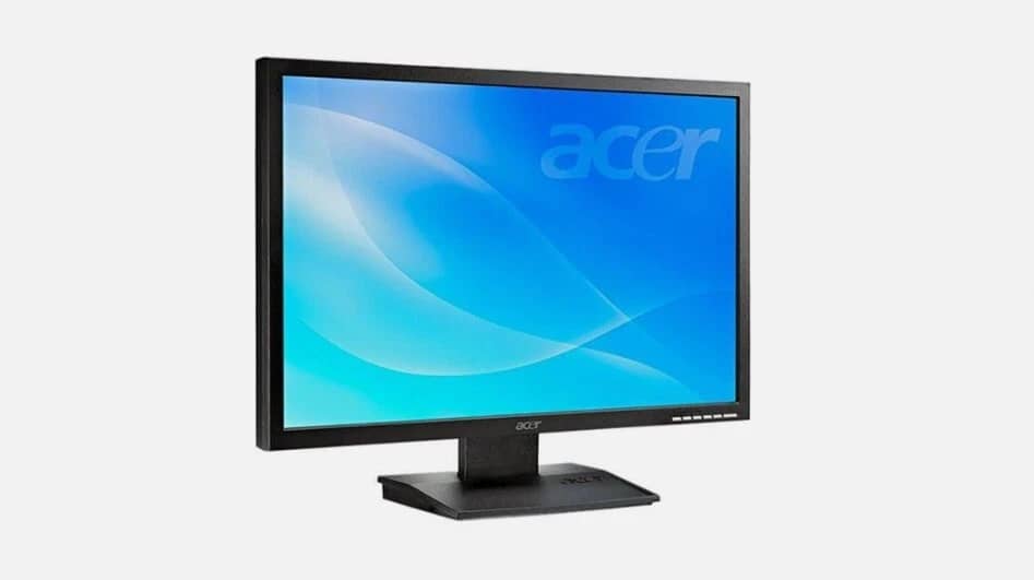 Acer V223W Monitors Refurbished - Premium Black