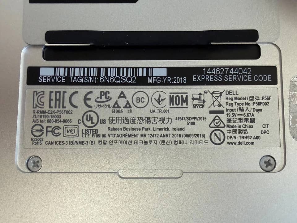 Dell XPS 15 9570 Computers Open-Box Excellent 1TB 32GB