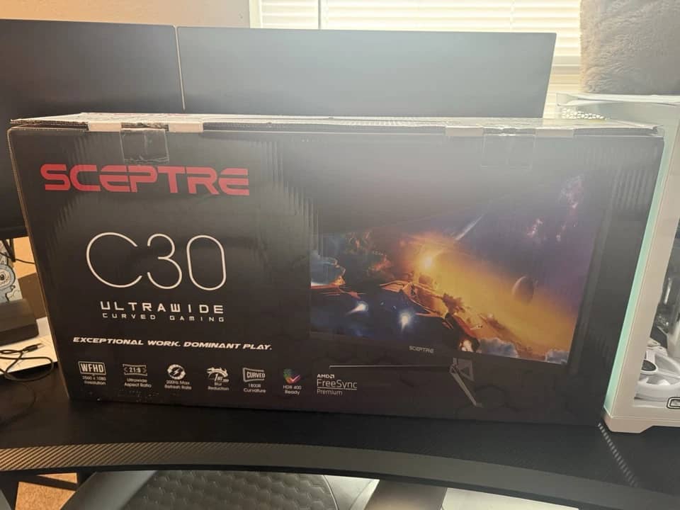 Sceptre C305B Monitors New White