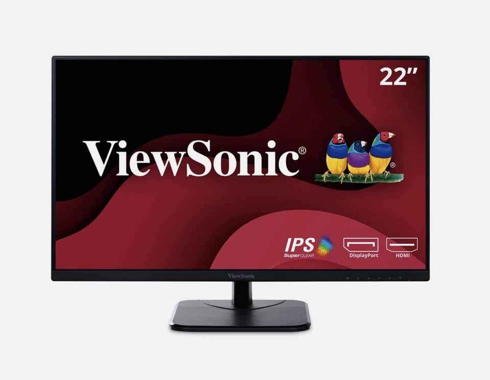 ViewSonic VA2256-MHD Monitors New Black
