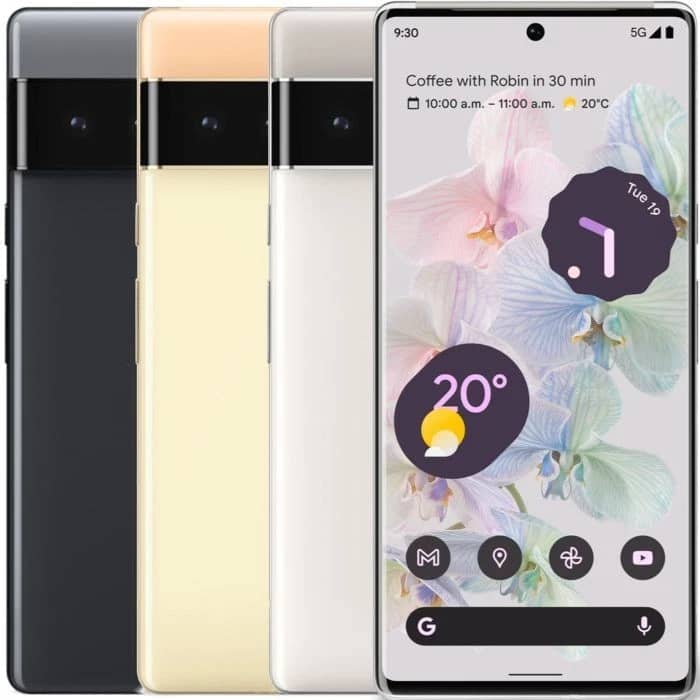 Google Pixel 6a Cell Phones Black 128G New Unlocked