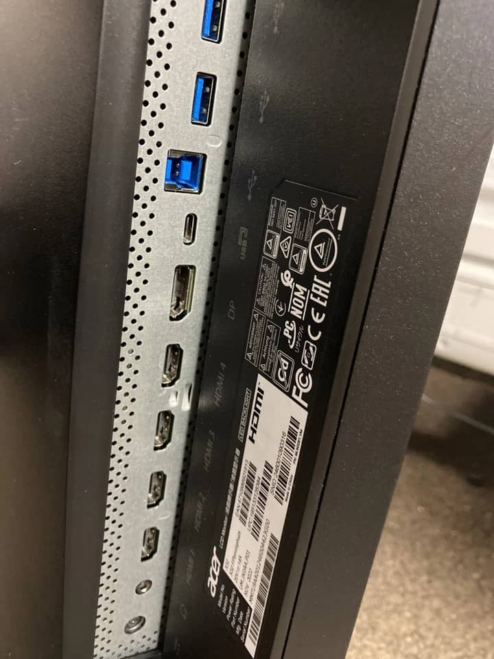 Acer X32 Monitors Used - Good Black