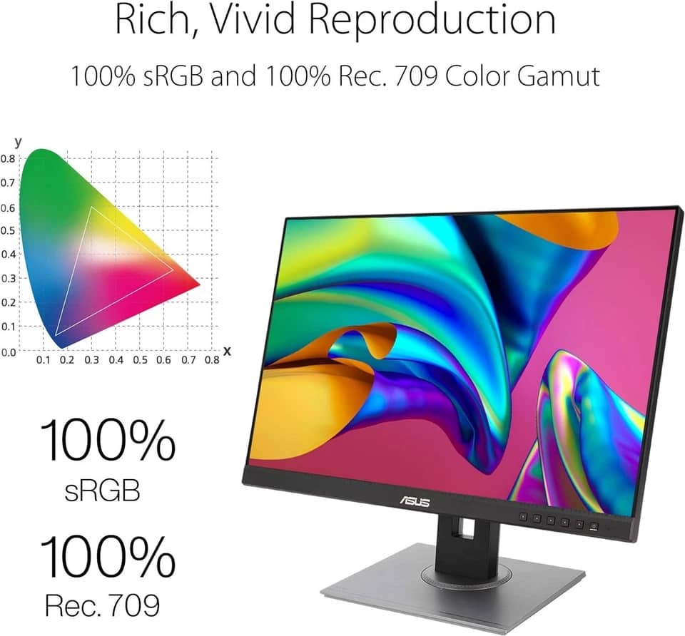 ASUS PA248 Monitors New Black