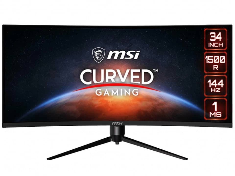 MSI MAG342CQR Monitors New Black