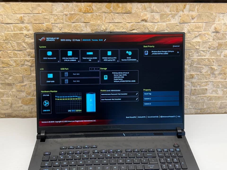 ASUS ROG Strix Scar 18 Computers New 2TB 32GB