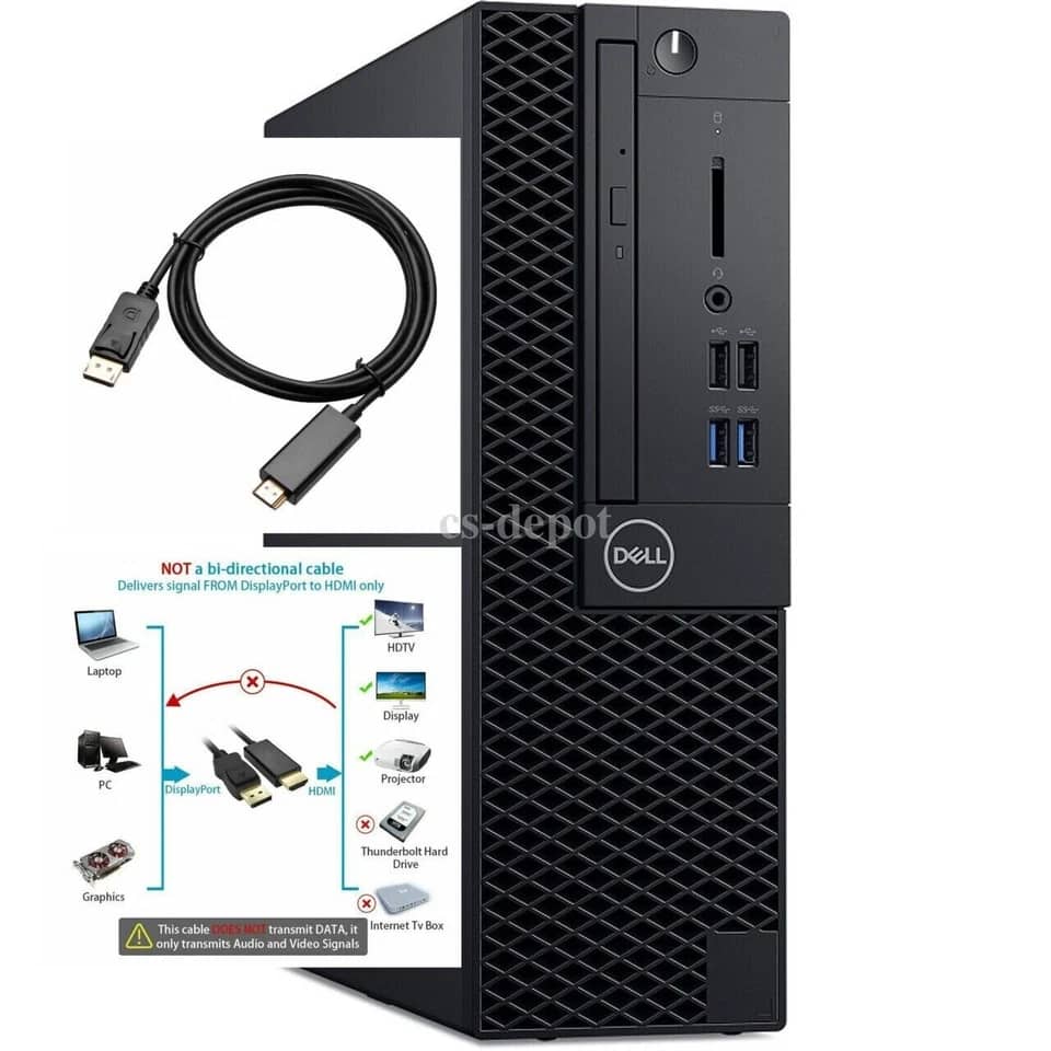 Dell OptiPlex 3070 Computers New 256GB 8GB