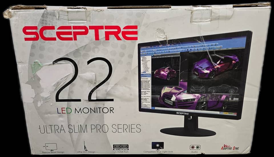 Sceptre E229W Monitors New Black