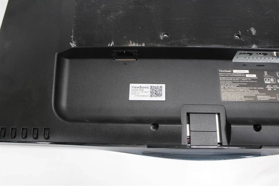 ViewSonic VX2718-P-MHD Monitors Refurbished - Excellent Black
