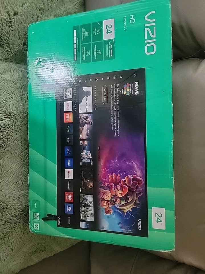 VIZIO D24h-G9 TVs Open-Box Excellent Black