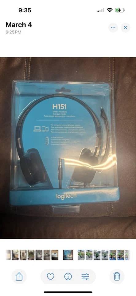 Logitech H151 Headphones & Earbuds New Black