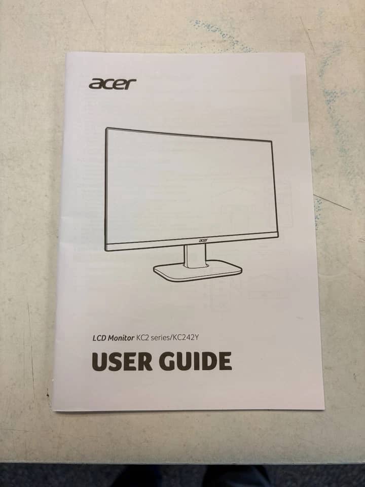 Acer KC242Y Monitors New Black