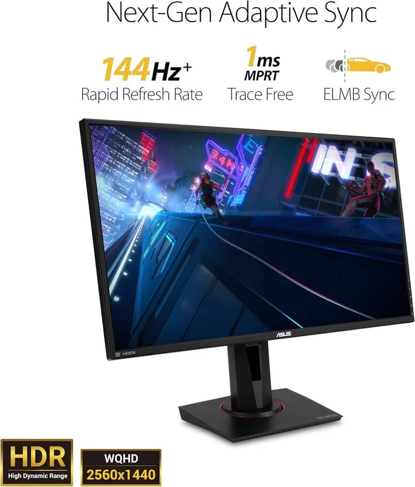 ASUS VG27AQ Monitors New Black