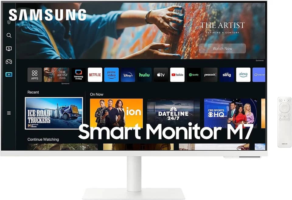 Samsung M7 Monitors New White