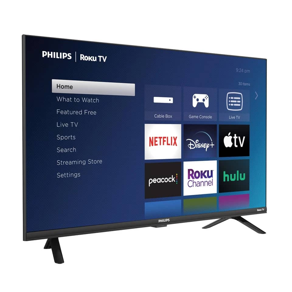 Philips 32PFL6452/F7 TVs New Black