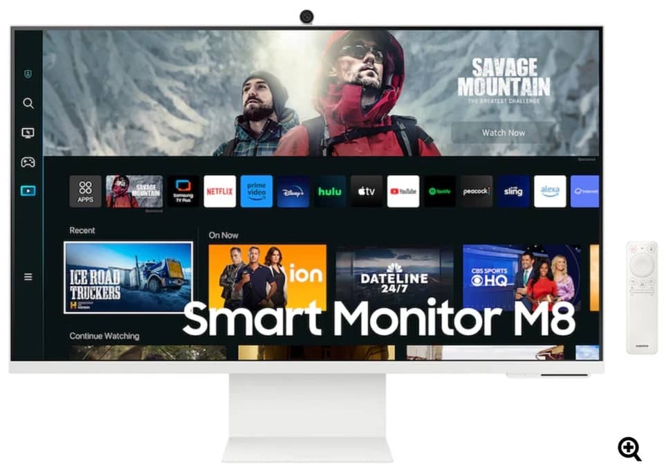 Samsung S32CM801UN Monitors Used - Good White