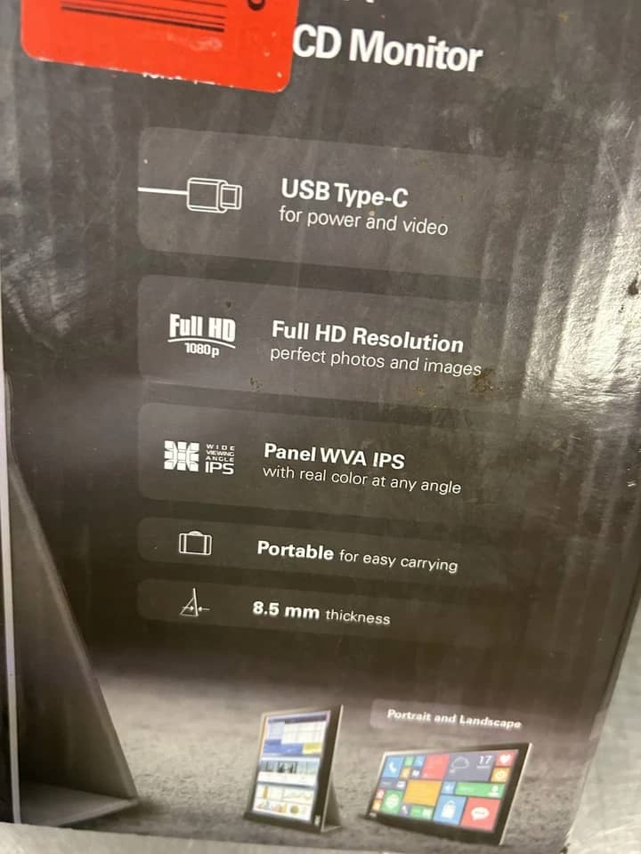 AOC I1601FWUX Monitors Used - Good Black
