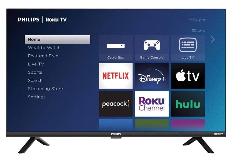 Philips 32PFL6452/F7 TVs New Black