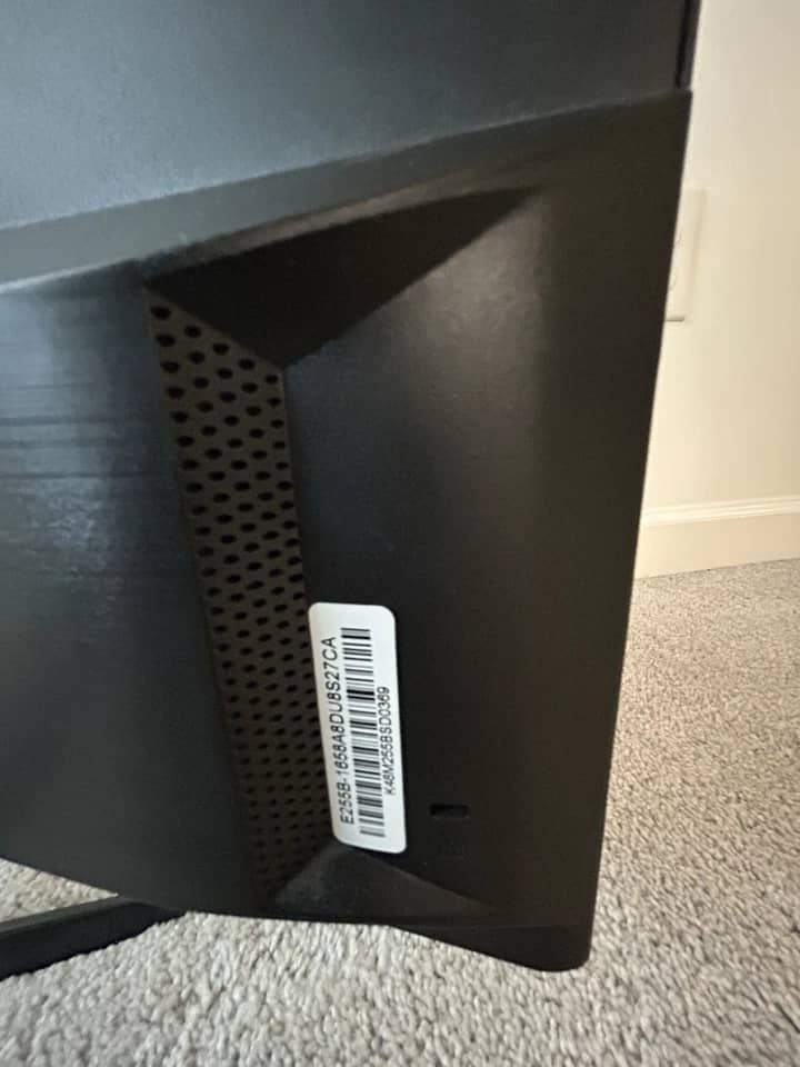 Sceptre E255B Monitors New Black