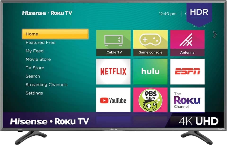 Hisense 50R7E TVs New Black