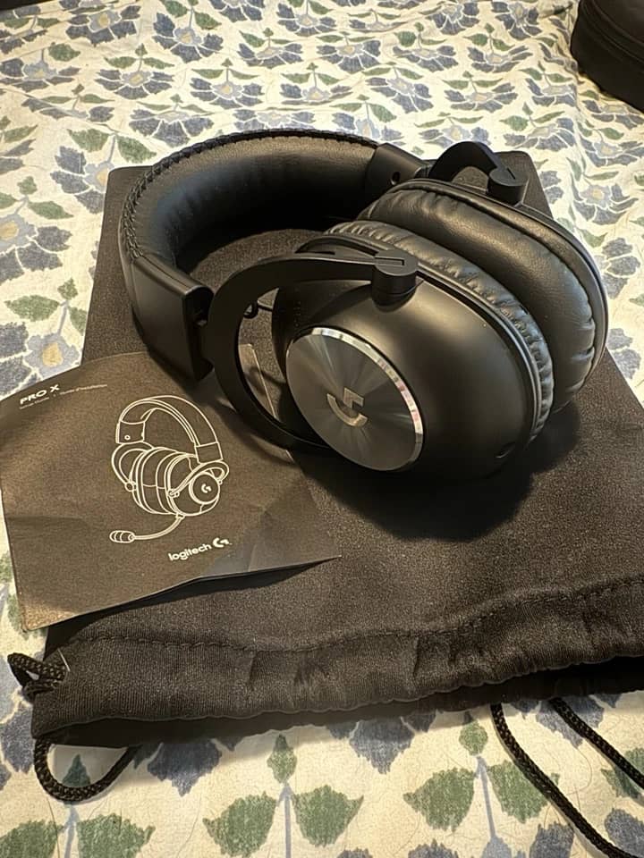 Logitech G Pro X Headphones & Earbuds New Black
