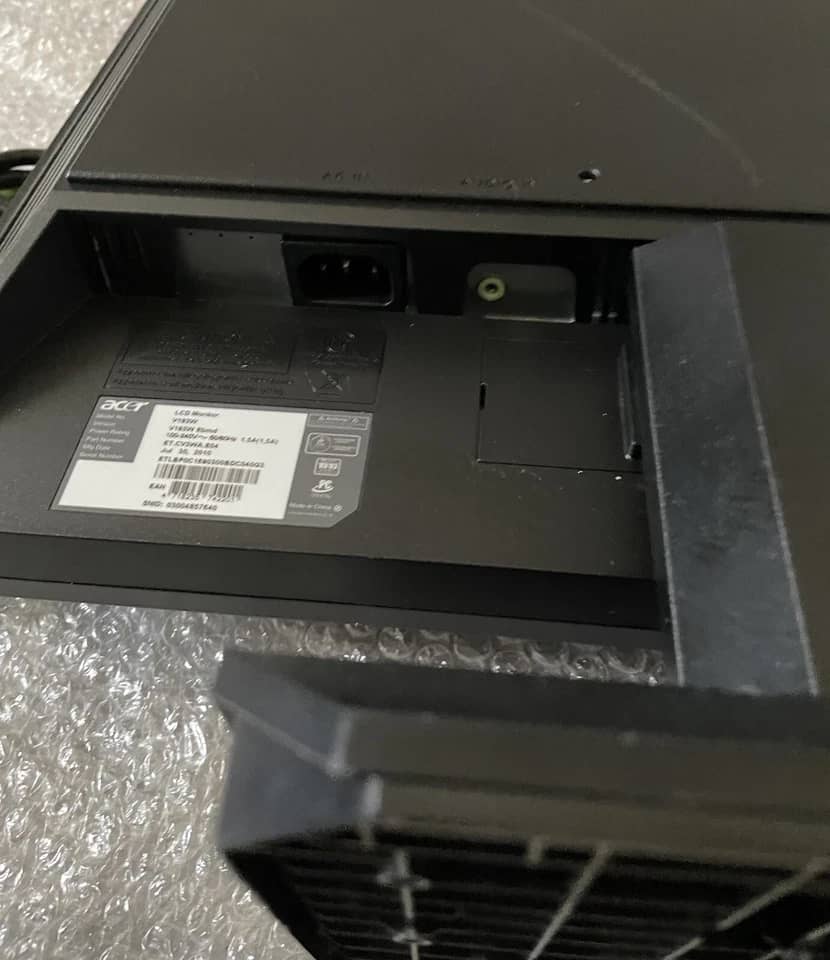 Acer V193W Monitors New Black