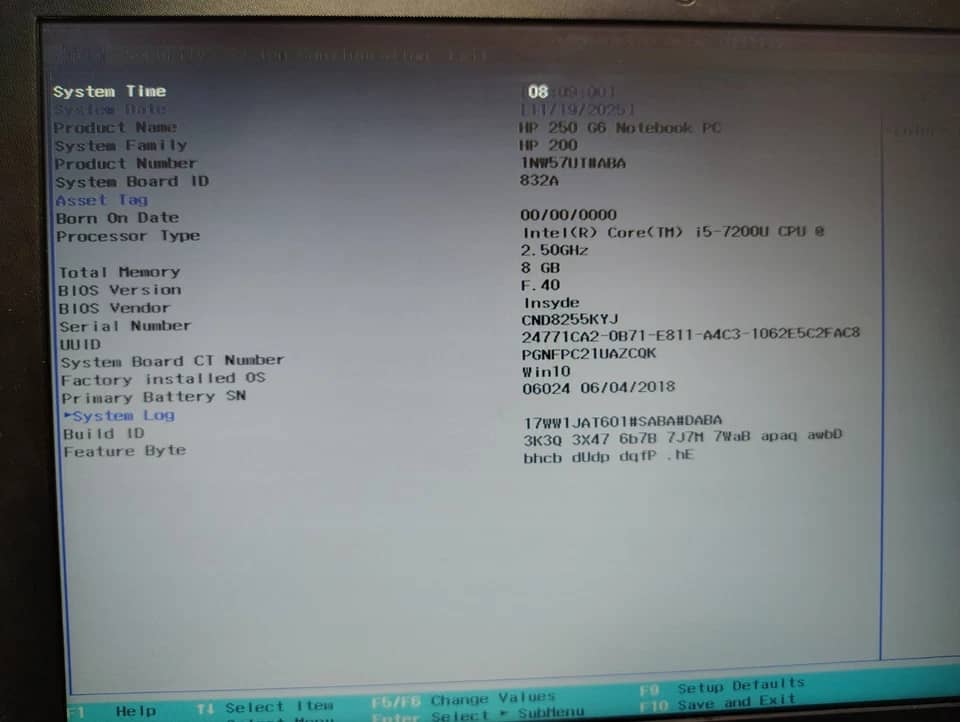 HP 250 G6 Computers Open-Box Excellent 500GB 4GB