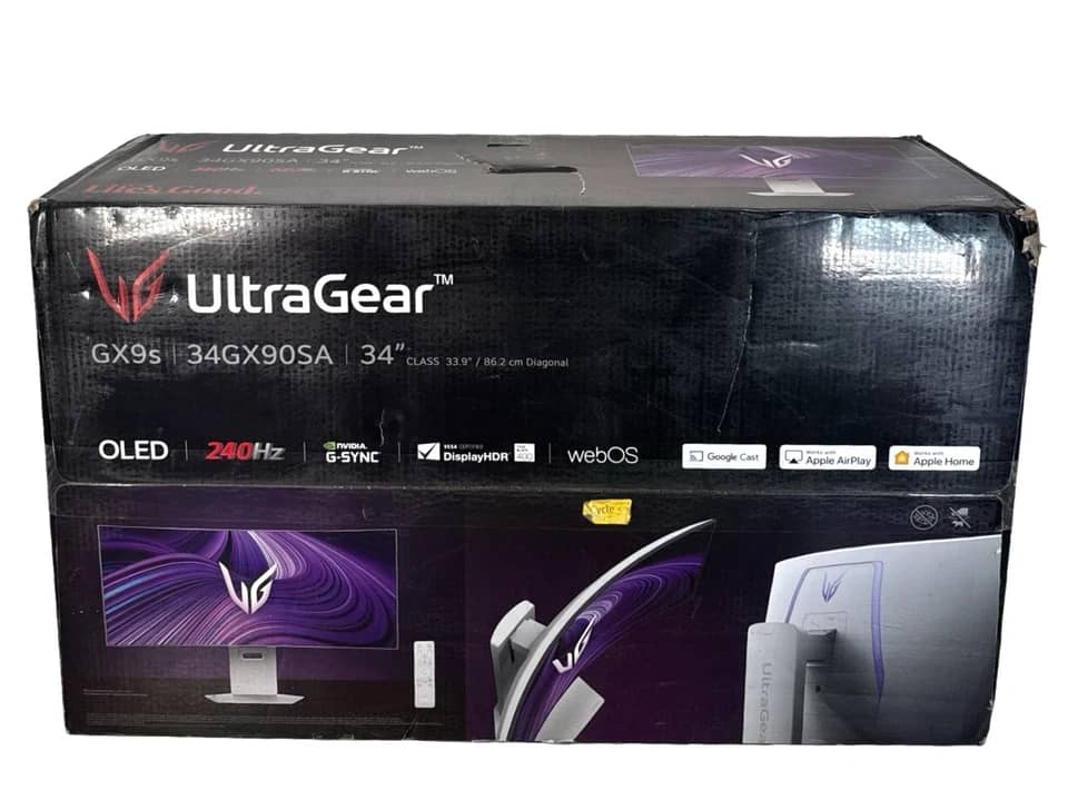 LG 34GX90SA Monitors Unspecified White