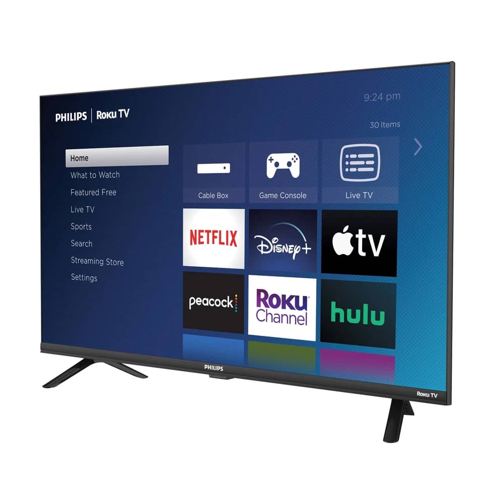 Philips 32PFL6452/F7 TVs New Black