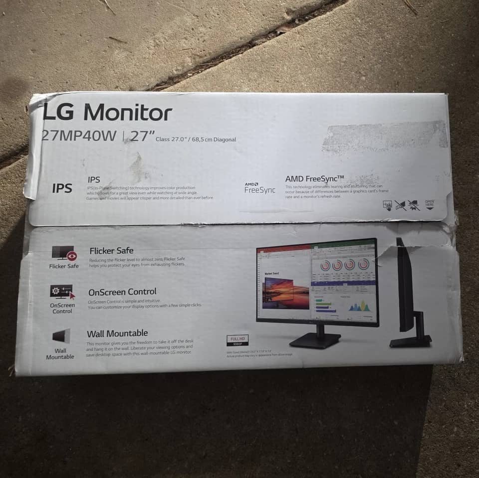 LG 27MP40W Monitors New Black