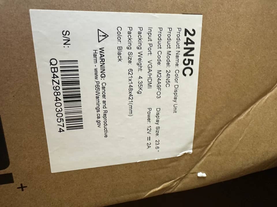 KOORUI 24N1A Monitors New Black