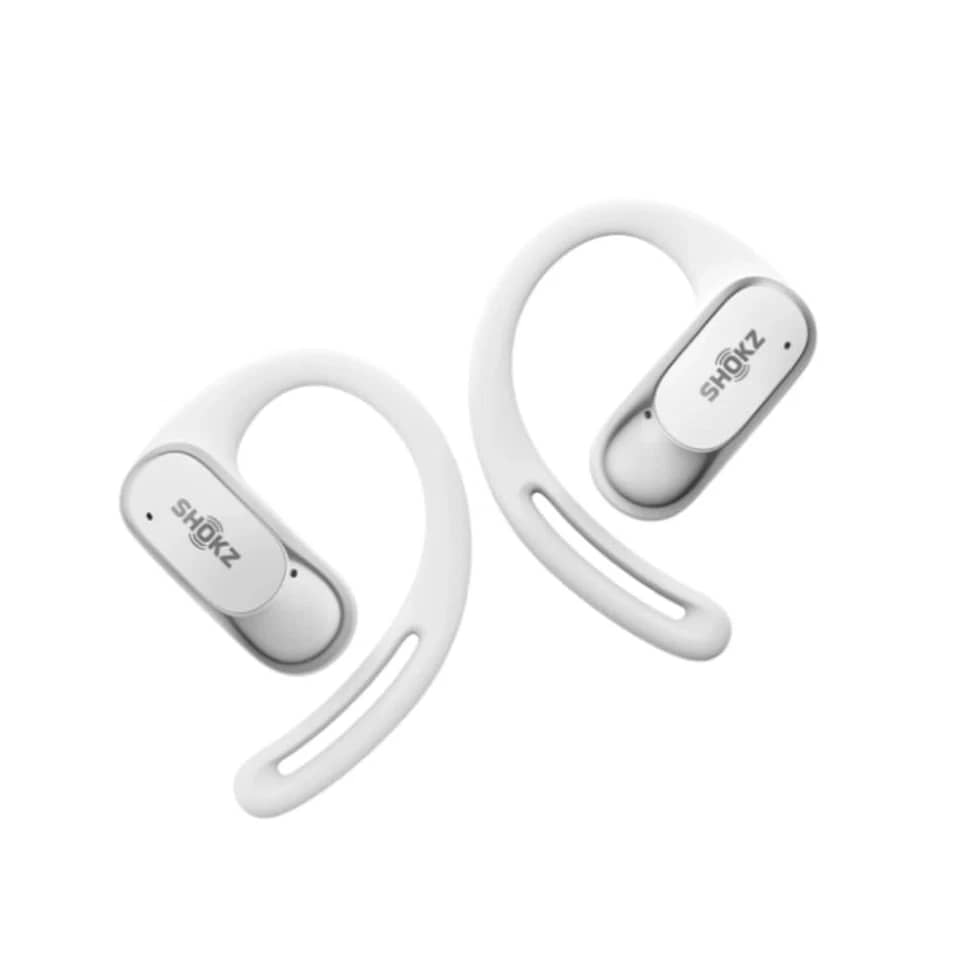 Shokz OpenFit Headphones & Earbuds New White