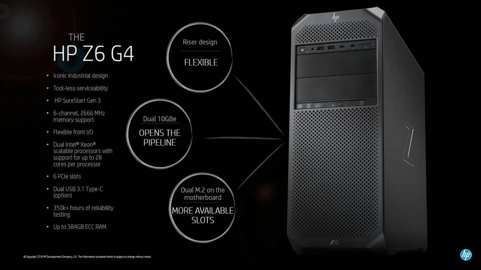 HP Z6 G4 Computers New 32GB