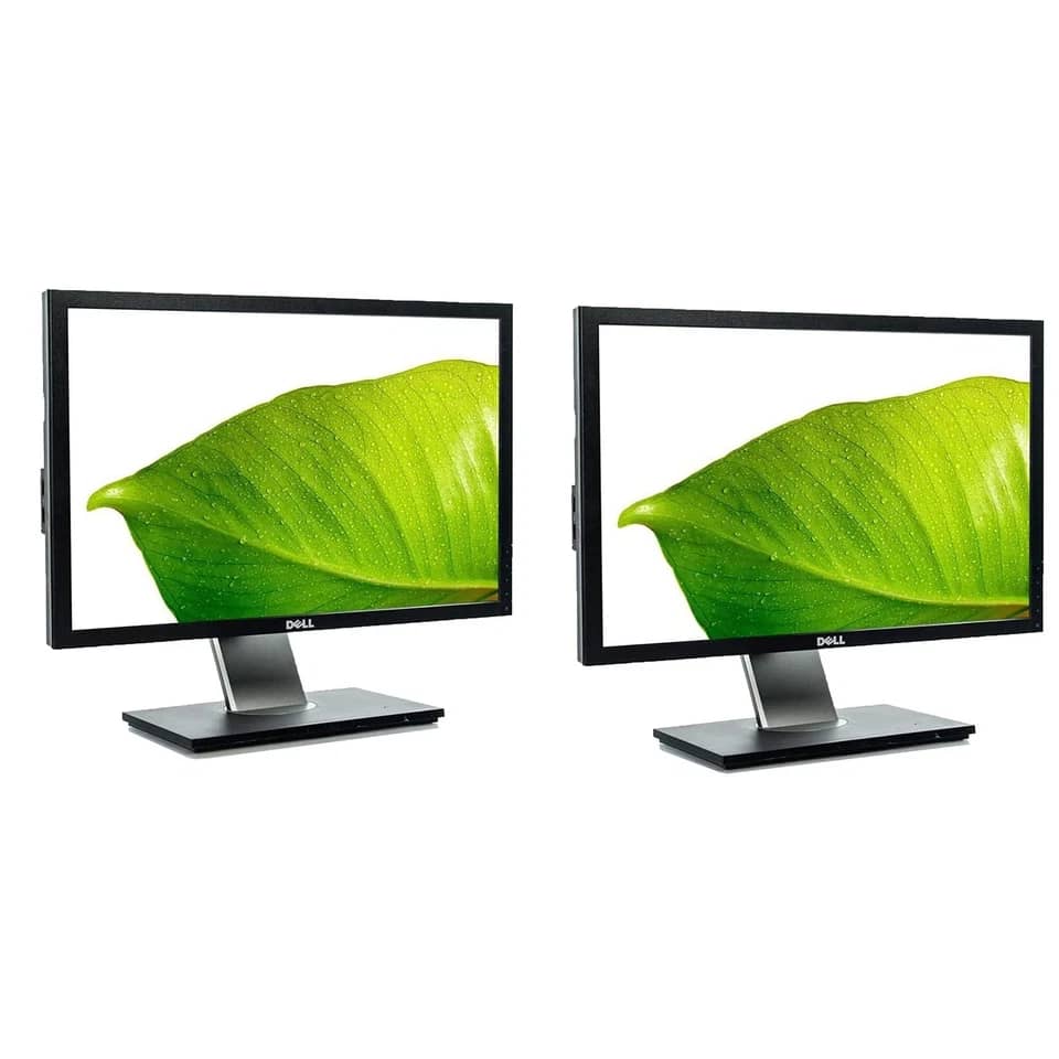 Dell P2210 Monitors Used - Good Black