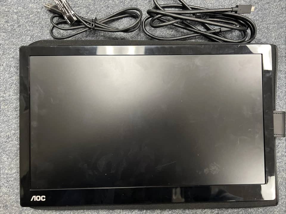 AOC I1601C Monitors Open-Box Excellent Black